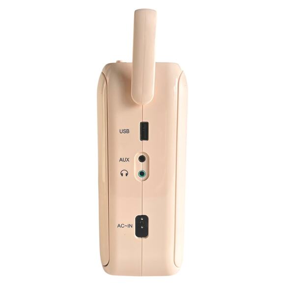 Portable CD Radio Player Aux Bluetooth FM MP3 Battery Operated - Picture 5 of 8